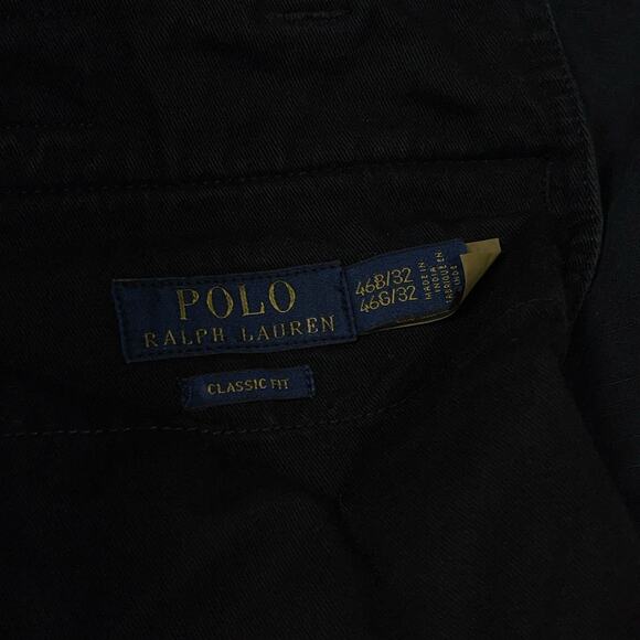 Polo Ralph Lauren Utility Cargo Pants 46x32 Classic Fit Surplus Military Black - Picture 12 of 16